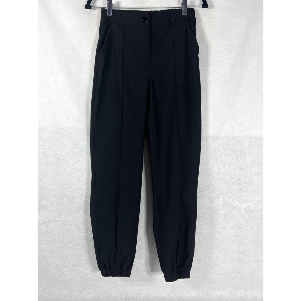 Lululemon Beyond the Studio Jogger Womens 26 Black Athleisure Minimalist EUC